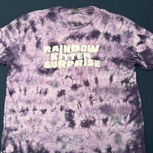 Rainbow Kitten Surprise Tie-Dye Concert T-Shirt – Red Rocks